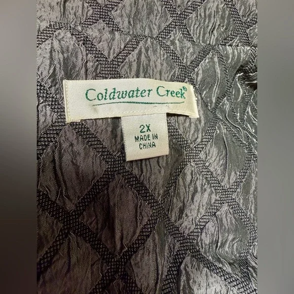 Coldwater Creek Textured Button-Front Jacket – Size 2X - Picture 5 of 7